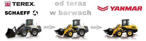 Terex i Schaeff w barwach Yanmar