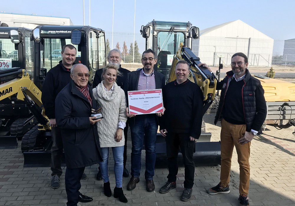 Doskonałość i jakość firmy TECHBUD doceniona przez firmę YANMAR